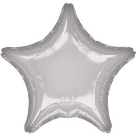 Silver Star Foil Balloon