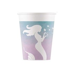Mermaid Elegant Cups 200ml, pk8
