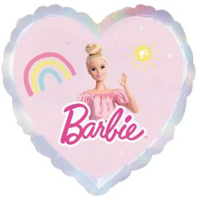 Barbie Heart Shape Foil Balloon 18"