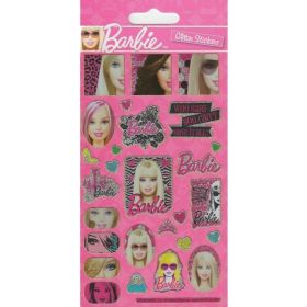 Barbie Sparkle Re-Usable Foil Stickers