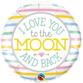 I Love You to the Moon Foil Balloon 18"