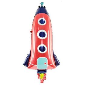 Rocket Shaped Foil Balloon 45"