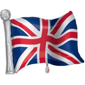 Great Britain Flag Supershape Foil Balloon 27"