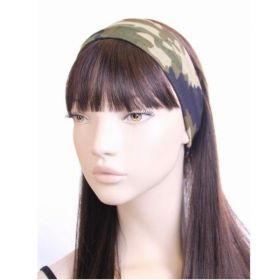 Camouflage Knitted Fabric Bandeau