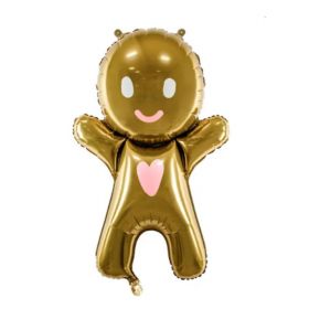 Gingerbread Man Foil Balloon 24"