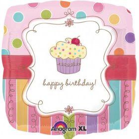 Sweet Stuff Cupcake Foil Balloon 18"