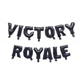 Fortnite Victory Royale Letter Balloon Banner 8"