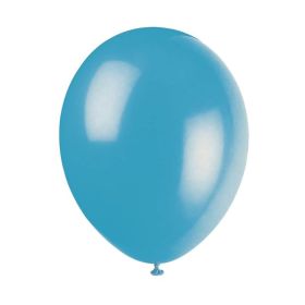 Turquoise Latex Balloons 12", pk10