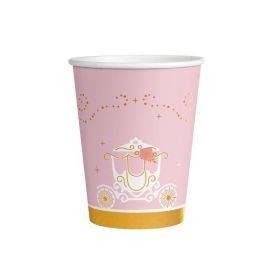 Princess for a Day Party Cups 250ml, pk8