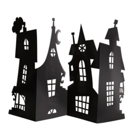Haunted House Card Centrepiece Decoration