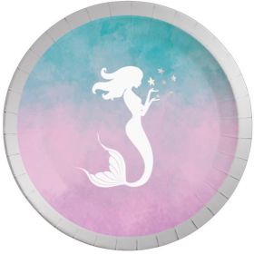 Mermaid Elegant Plates 23cm, pk8