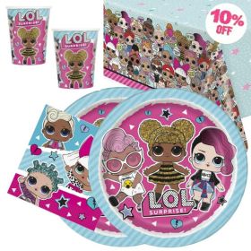 LOL Surprise Party Tableware Pack for 16