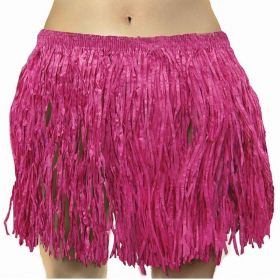 Pink Tissue Hula Skirt Adult Standard Size