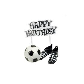 Football, Boots & Happy Birthday Cake Topper Kit