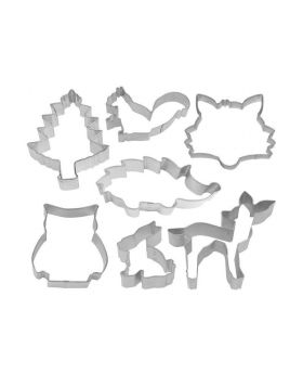 Wild Woodland Animals Cookie Cutter Set, pk7