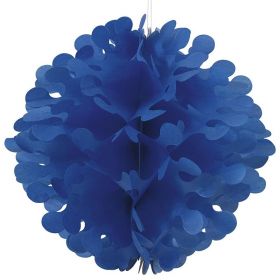Royal Blue Flutter Tissue Paper Ball 30cm