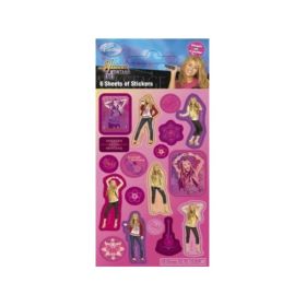 Hannah Montana Party Bag Stickers, pk6