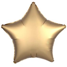 Gold Satin Star Foil Balloon