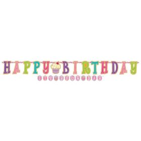 Sweet Stuff Birthday Jumbo Letter Banner