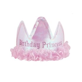 Pink Satin Birthday Princess Tiara