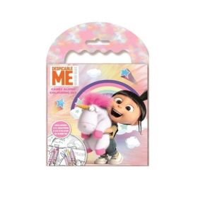 Despicable Me Fluffy Carry Along Colouring Set