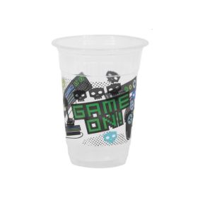 Gamer Birthday Plastic Cups 250ml, pk8