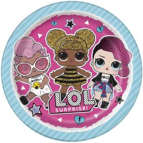 LOL Surprise Party Dinner Plates 22cm, pk8