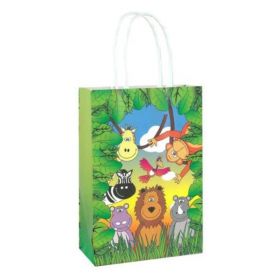 Jungle Animals Paper Party Bag