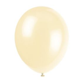 Ivory Cream Latex Balloons 12", pk10