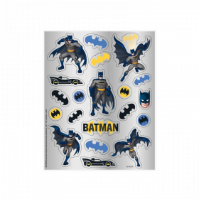 Batman Party Sticker Sheets, pk4