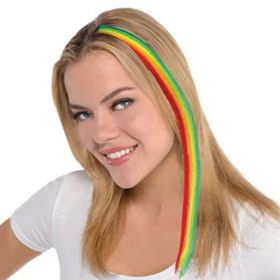 Rainbow Hair Extensions 38cm 9 pc