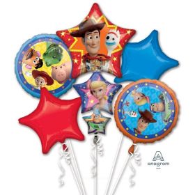 Toy Story 4 Foil Balloon Bouquet, pk5