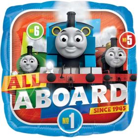 Thomas All Aboard Happy Birthday Foil Balloon 18"