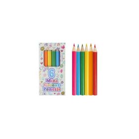 6 Mini Colouring Pencils