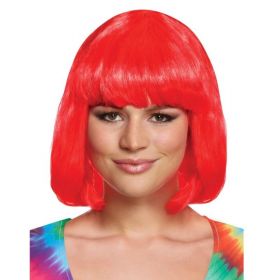 Mid-Length Red Wig