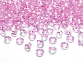 Pink Diamond Confetti 12mm,  pk100
