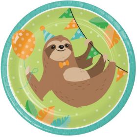 Sloth Party Dinner Plates