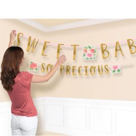 Floral Baby Combo Letter Banner