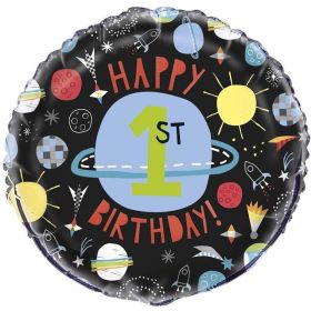 Outer Space Party Foil Balloon 18"