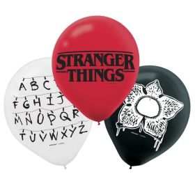 Stranger Things Latex Balloons 12", pk6