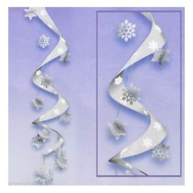 Snowflake Super Swirl Decoration 1.2m