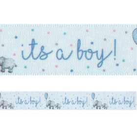 It's a Boy Cake Ribbon