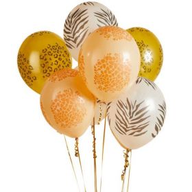 Animal Safari Balloon Bouquet 12", pk9