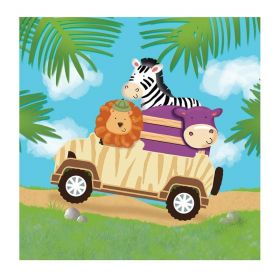 16 Safari Adventure Lunch Napkins
