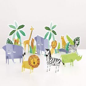 Animal Safari Party Table Decorating Kit