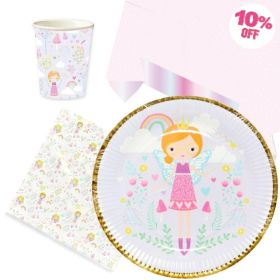 Fairy Princess Party Tableware Pack for 8