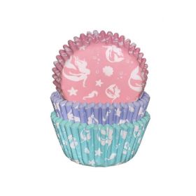 Mermaid Cupcake Cases, pk75