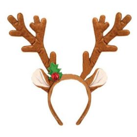 Reindeer Antlers with Bell Headband