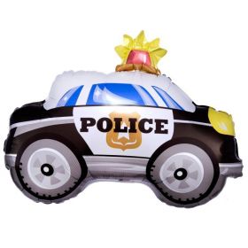 On the Road Police Car Shape Foil Balloon 18"