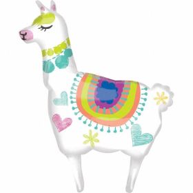 Llama SuperShape Foil Balloon 28'' x 41''